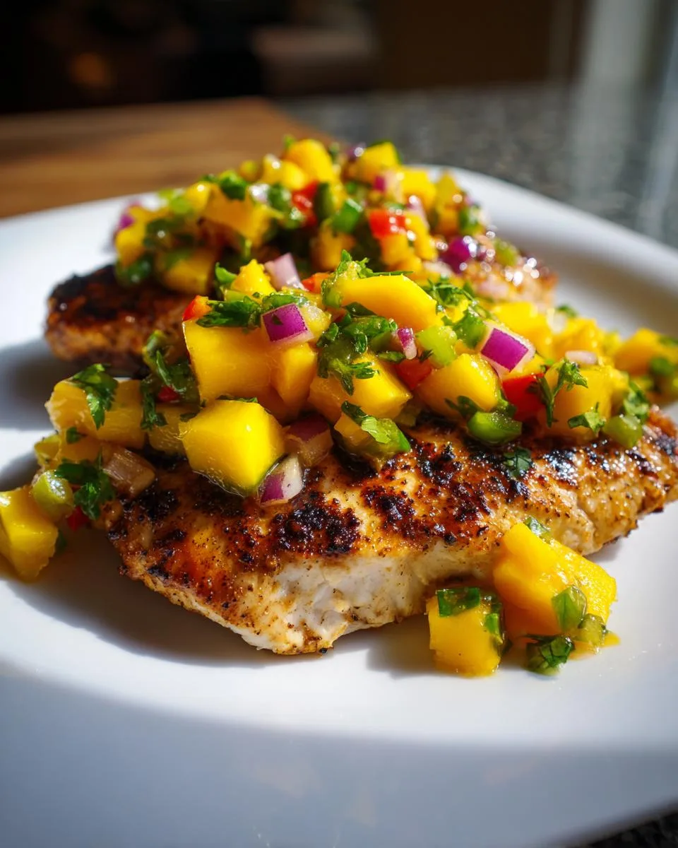 Mango Salsa Chicken - detail 2