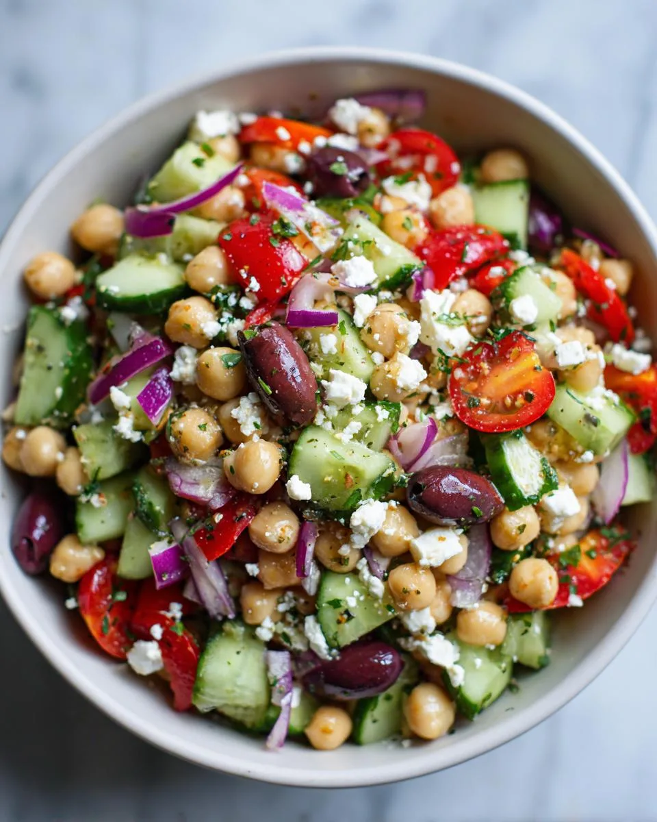 Mediterranean Chickpea Salad - detail 1