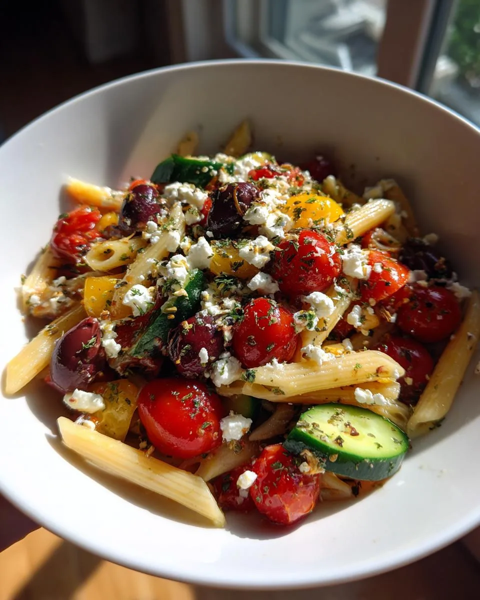 Mediterranean Pasta Salad - detail 1