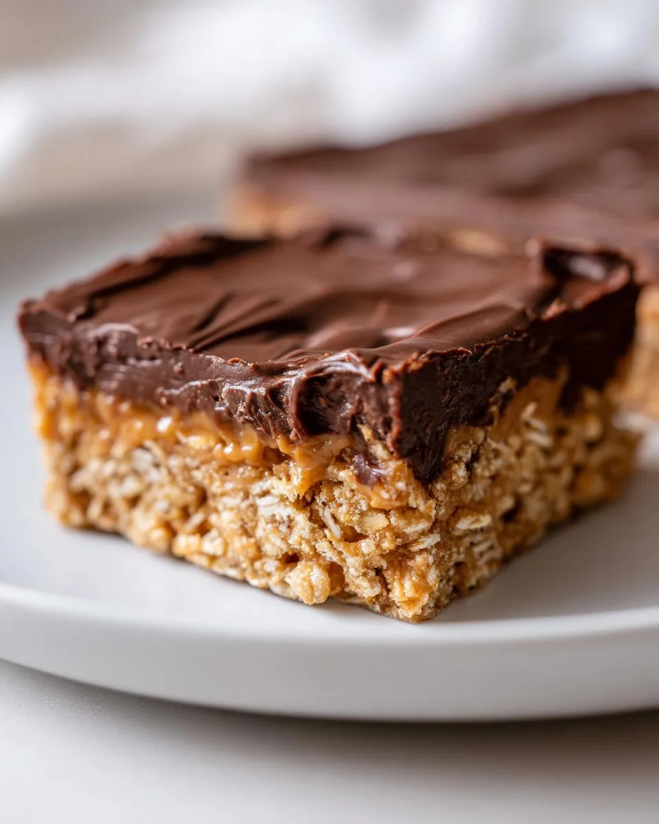 No Bake Peanut Butter Bars - detail 2