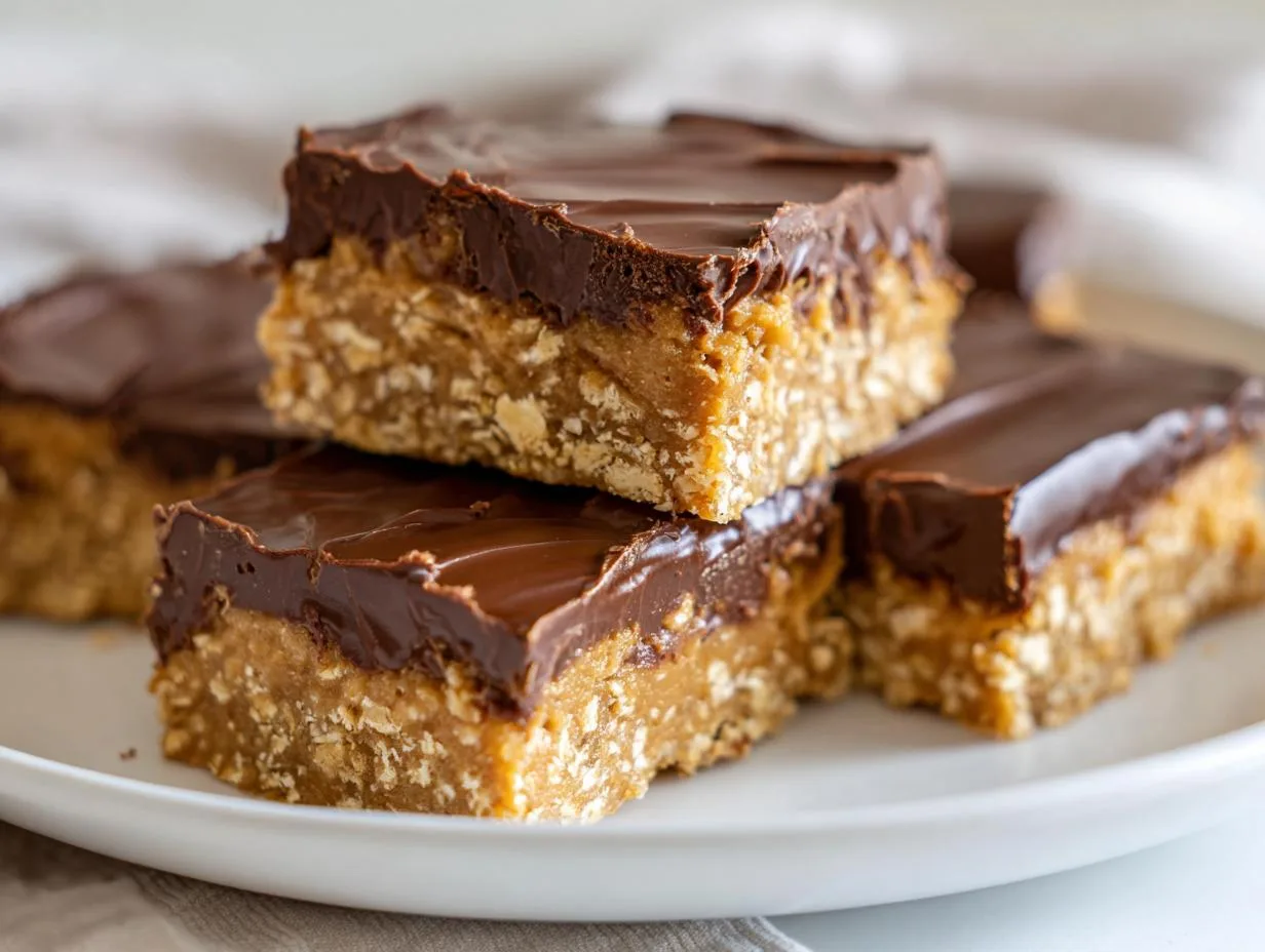 No Bake Peanut Butter Bars