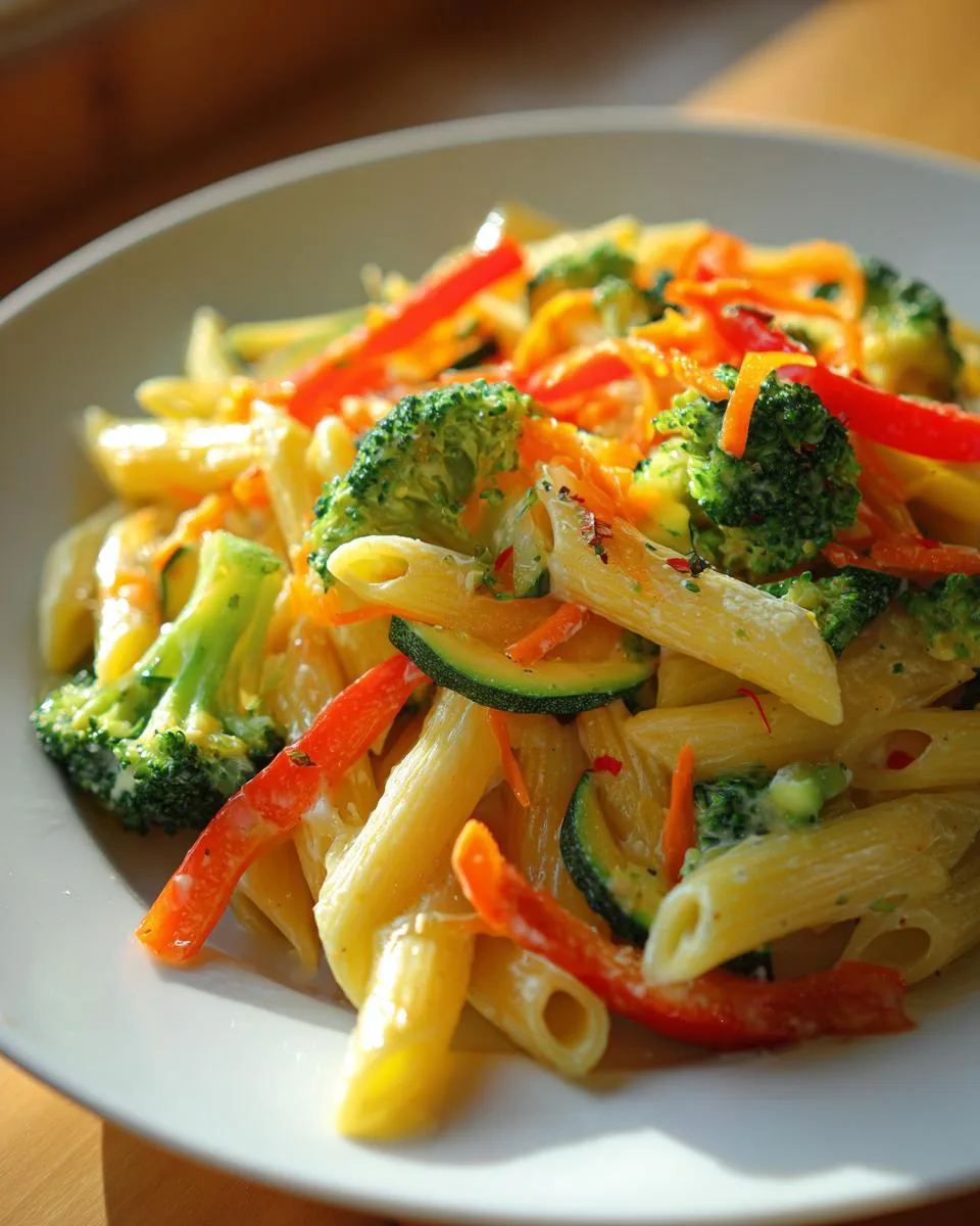 30-Minute Pasta Primavera Recipe - A Vibrant Spring Delight 5 Pasta Primavera - detail 2
