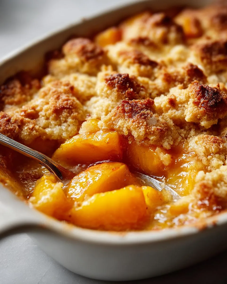 Irresistible Peach Cobbler Recipe with 4 Juicy Peaches 5 Peach Cobbler - detail 2