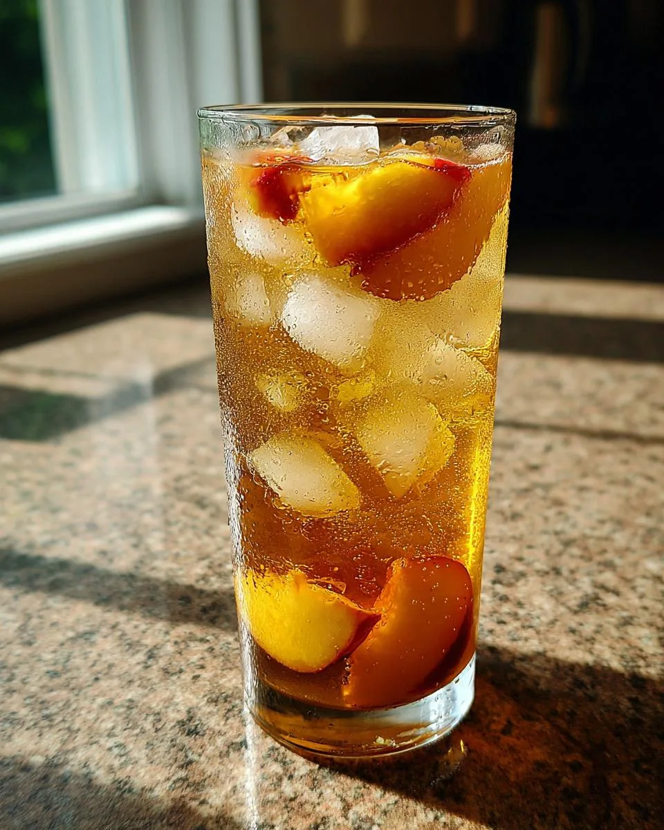Peach Iced Green Tea - detail 1