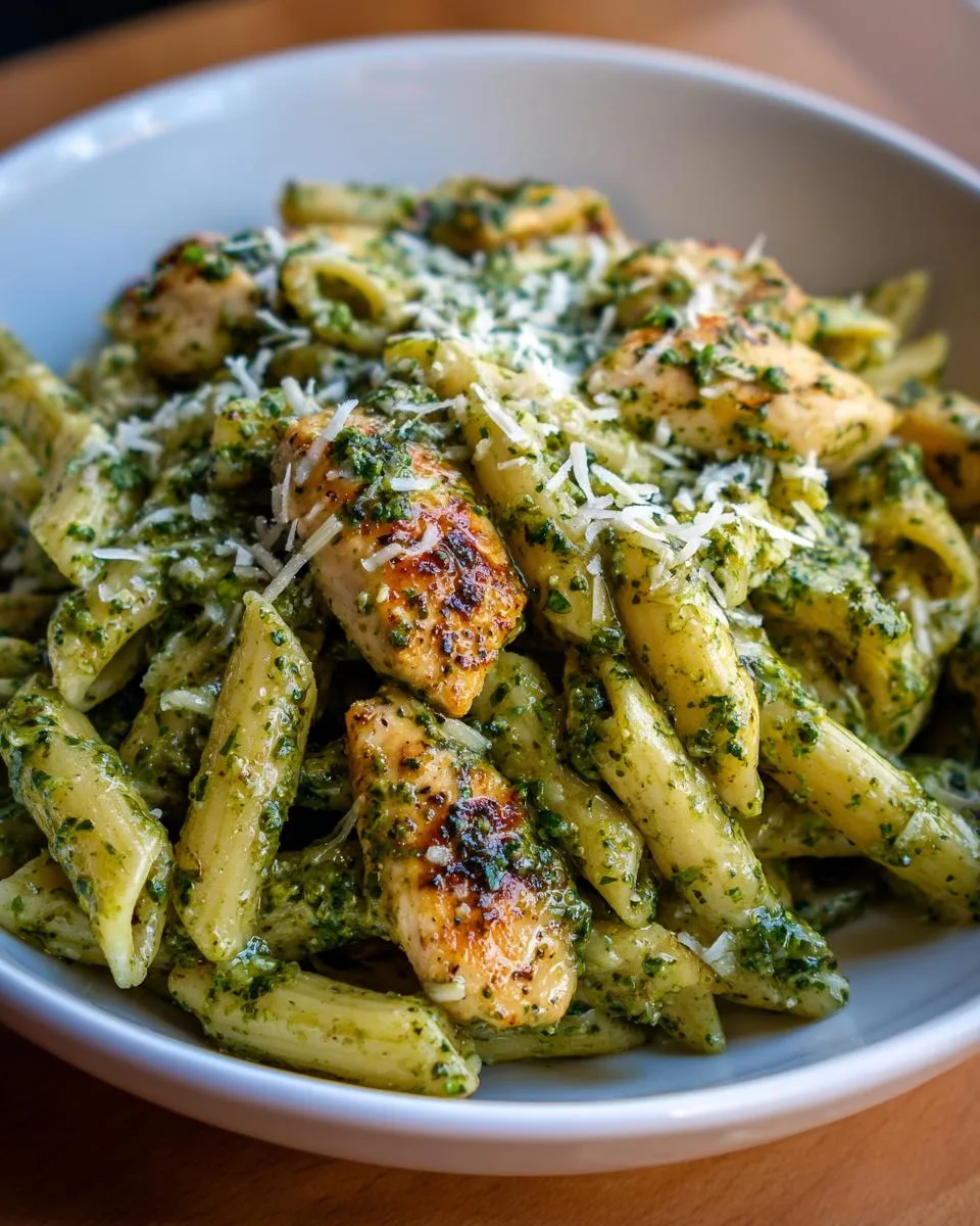 Pesto Chicken Pasta - detail 1