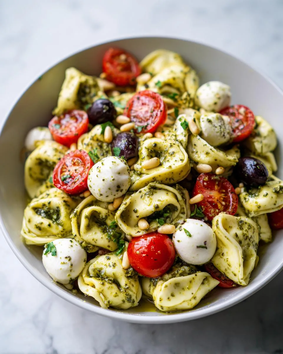 Pesto Tortellini Salad - detail 2