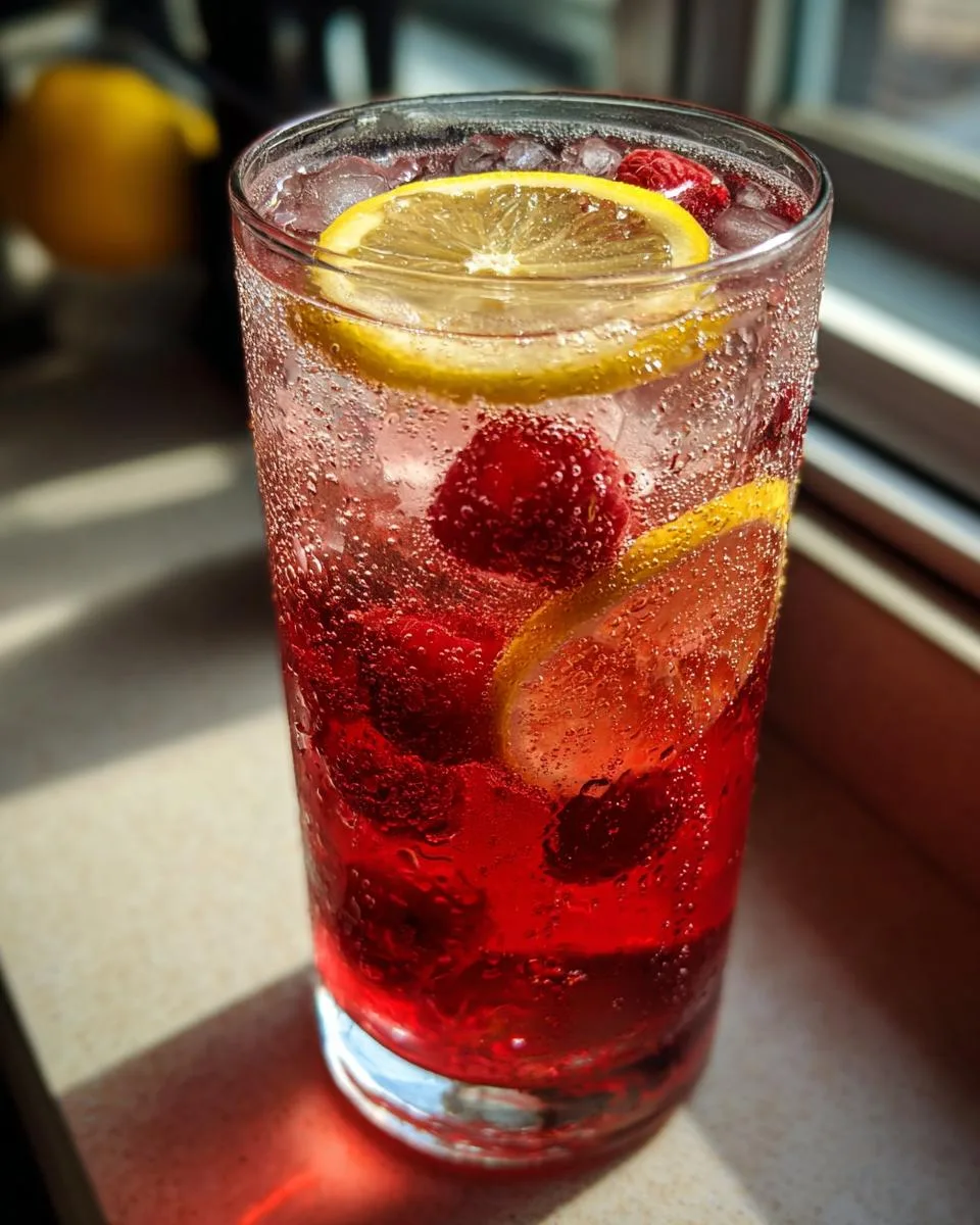 Raspberry Iced Tea - detail 1