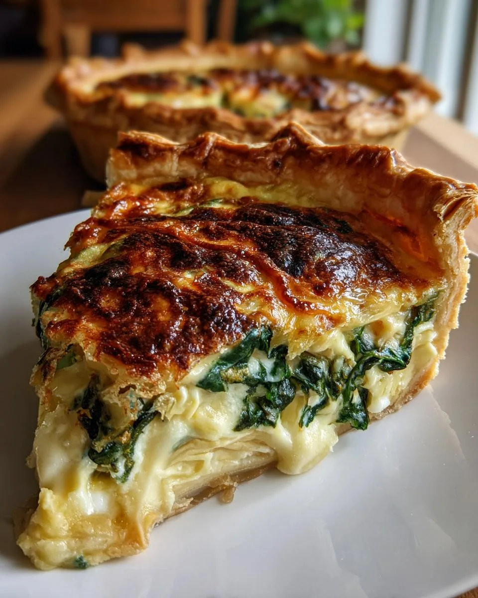 Spinach Quiche - detail 2