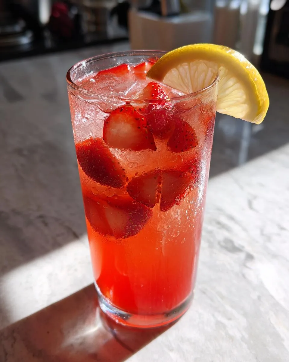 Irresistible Strawberry Iced Tea Recipe in 4 Simple Steps 3 Strawberry Iced Tea - detail 1