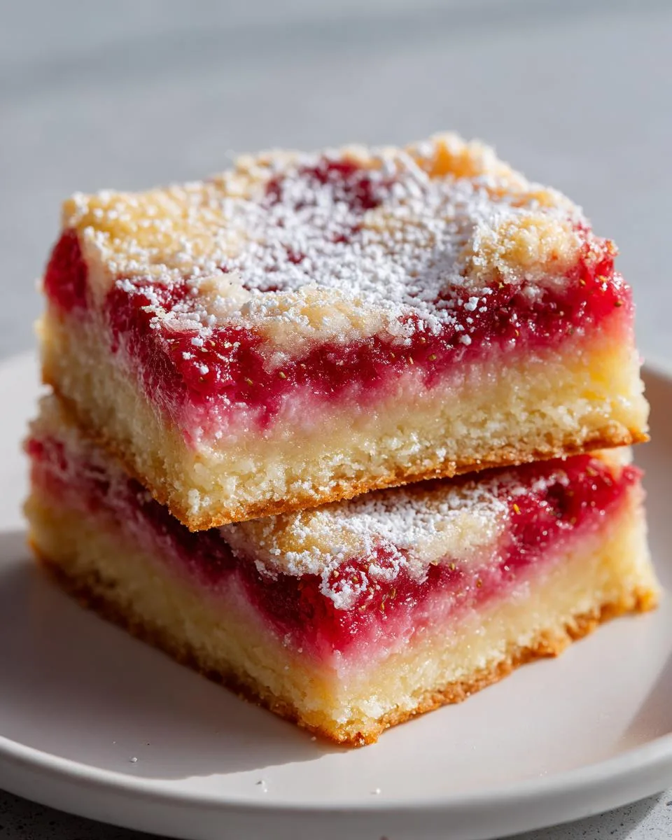 Strawberry Lemon Bars - detail 1