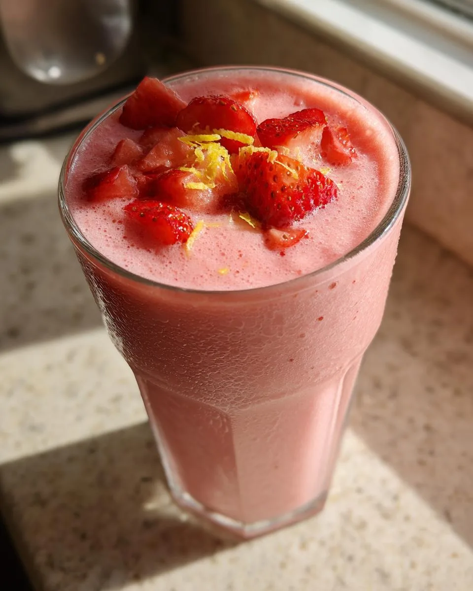 Strawberry Lemon Smoothie - detail 1