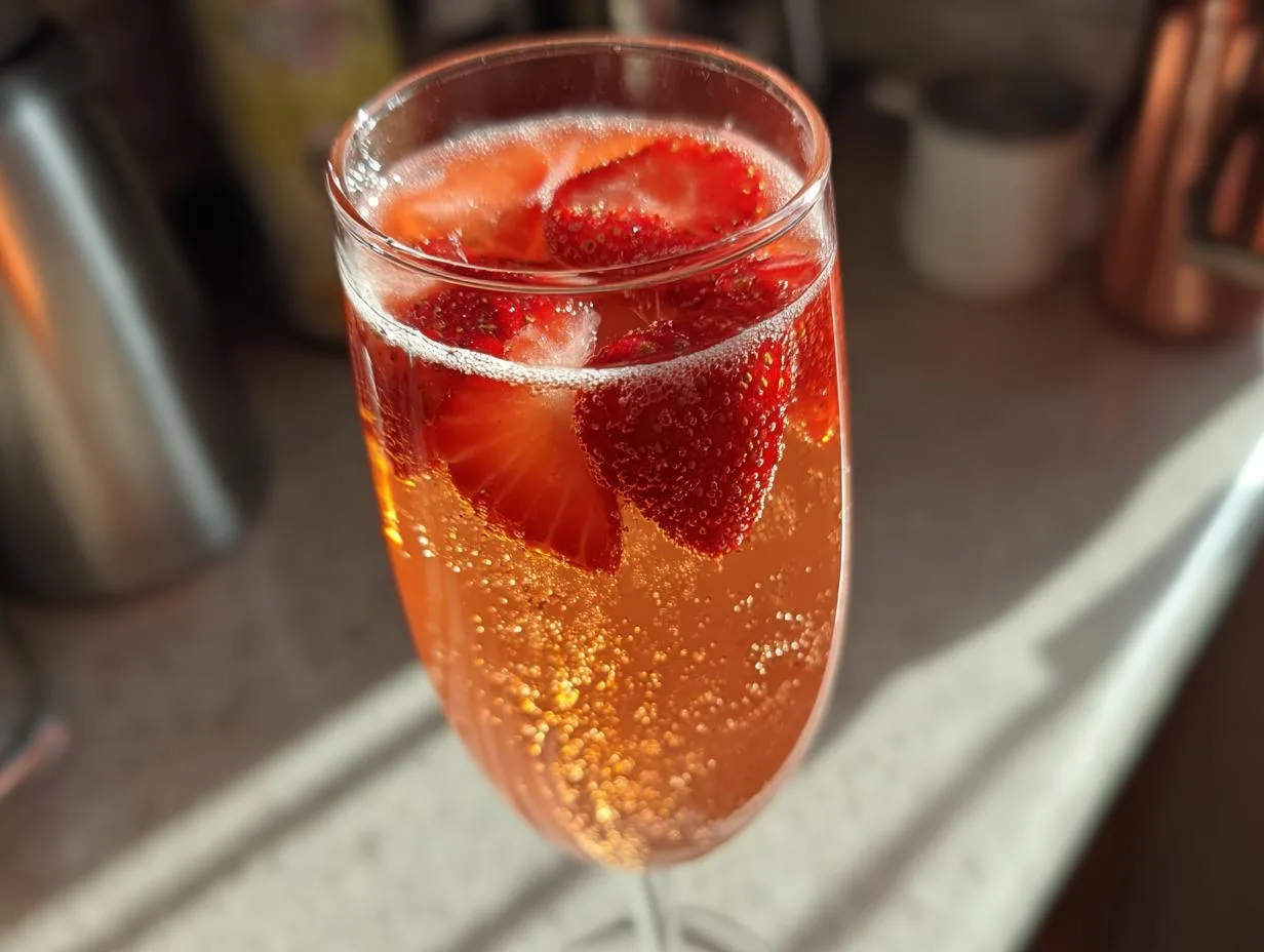 Recipe Kitchen Hub - Easy Slow Cooker Recipes 26 Strawberry Mimosas