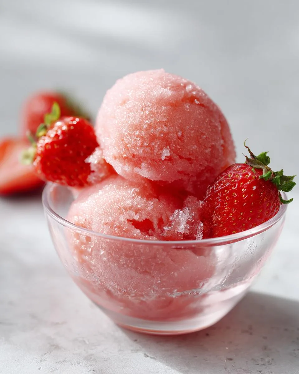 Strawberry Sorbet - detail 1