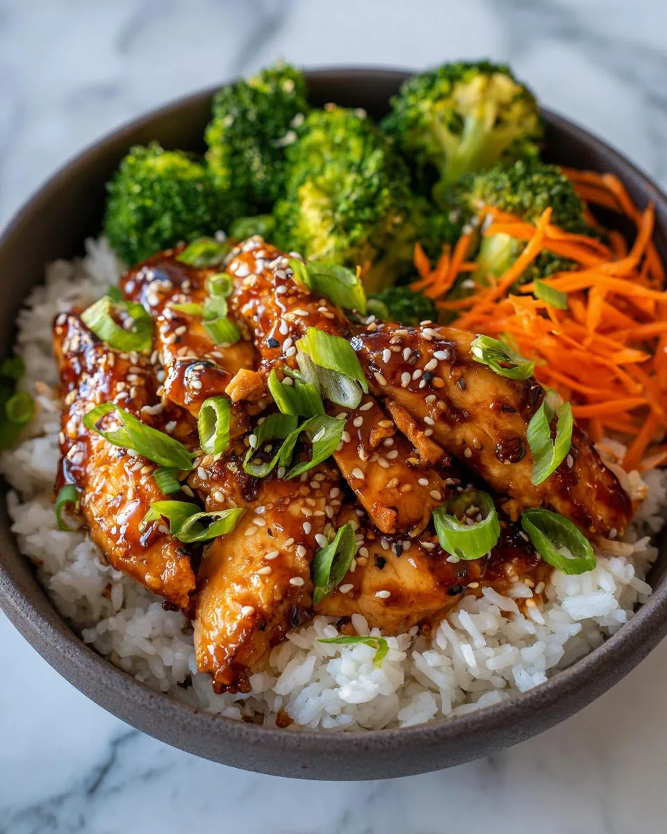 Teriyaki Chicken Bowls - detail 1