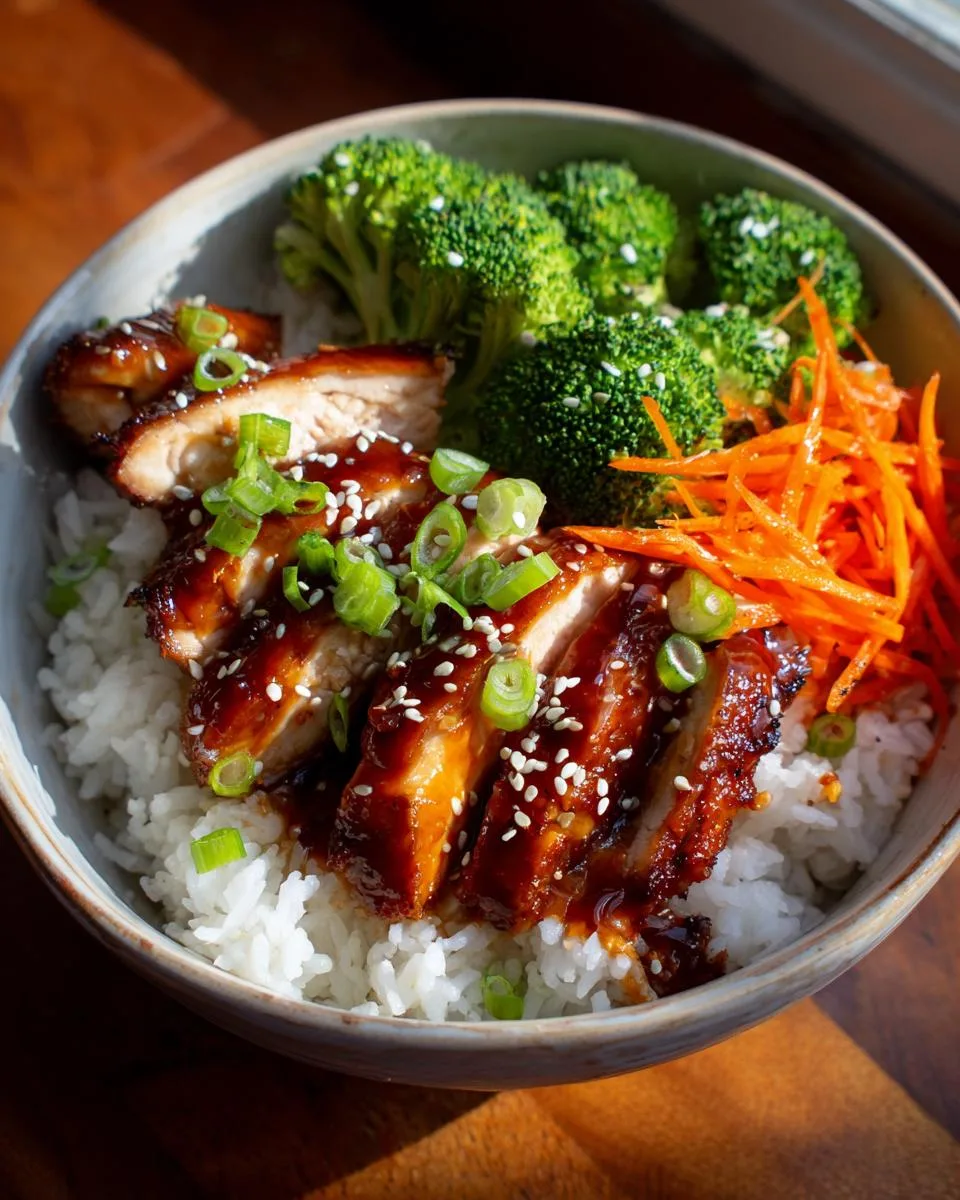 Teriyaki Chicken Bowls - detail 2
