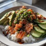 TikTok Salmon Rice Bowl