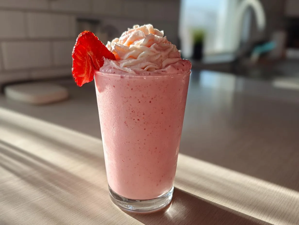 Whipped Strawberry Lemonade