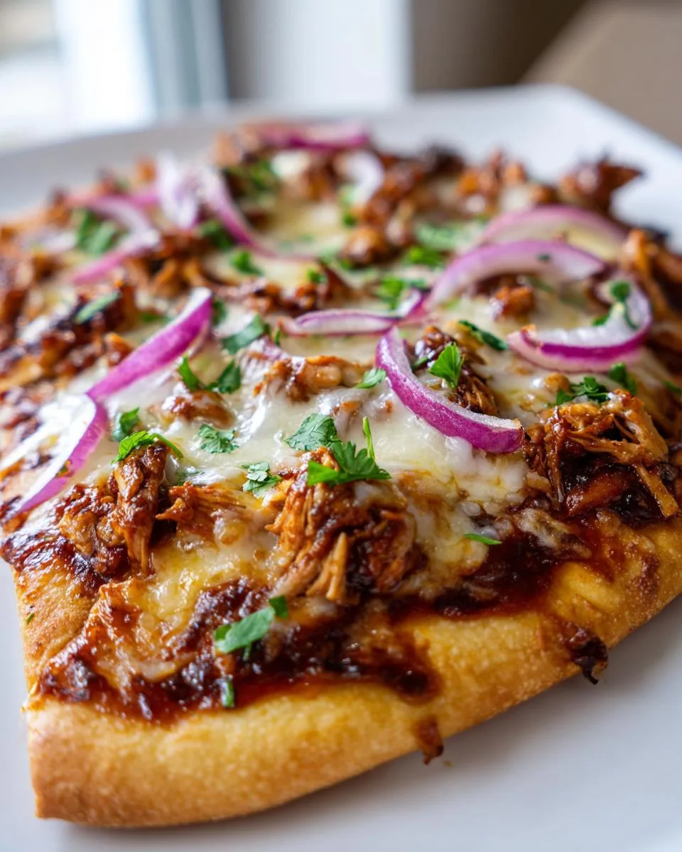 30-Minute BBQ Chicken Flatbread With Irresistible Flavor 4 BBQ Chicken Flatbread - detail 1
