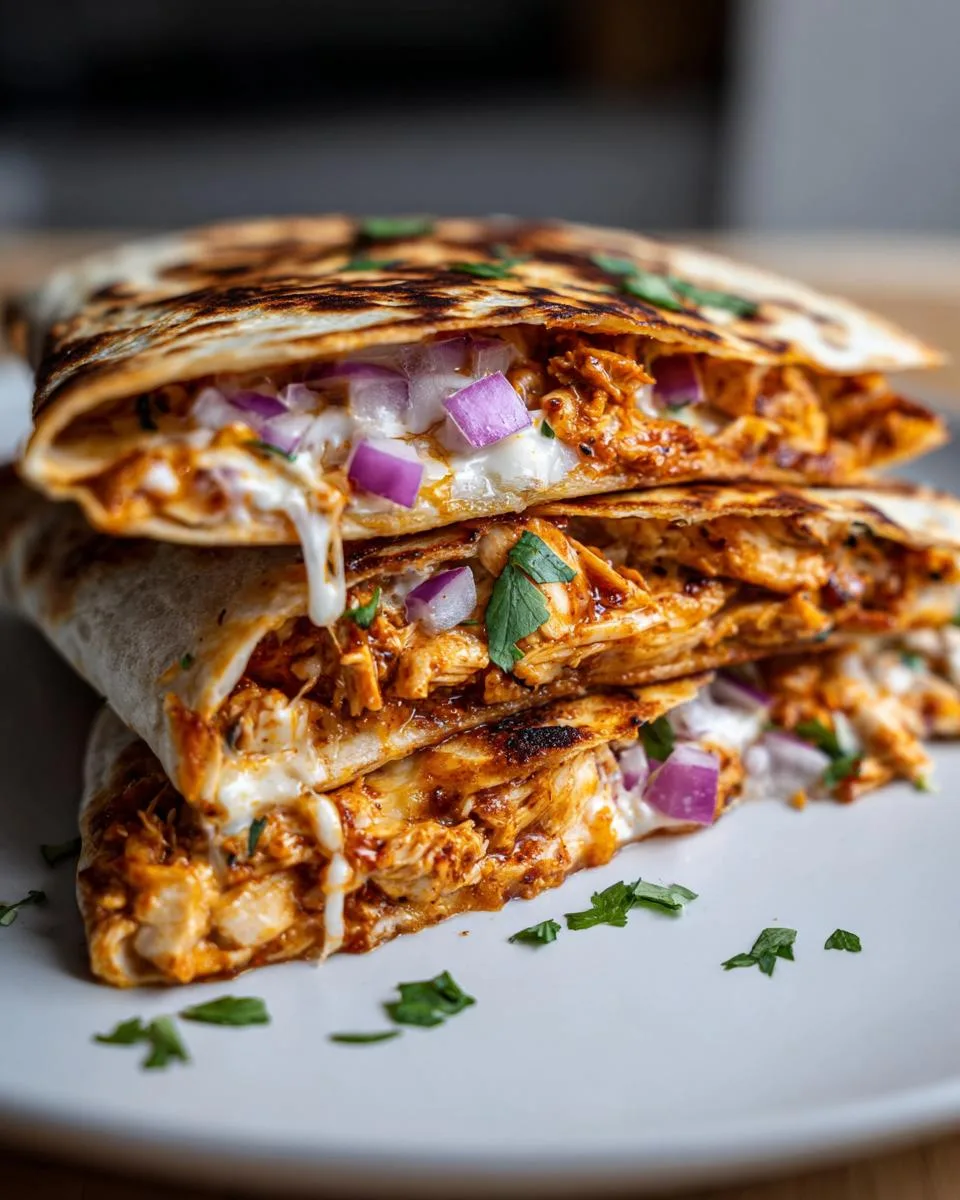 BBQ Chicken Quesadillas - detail 2