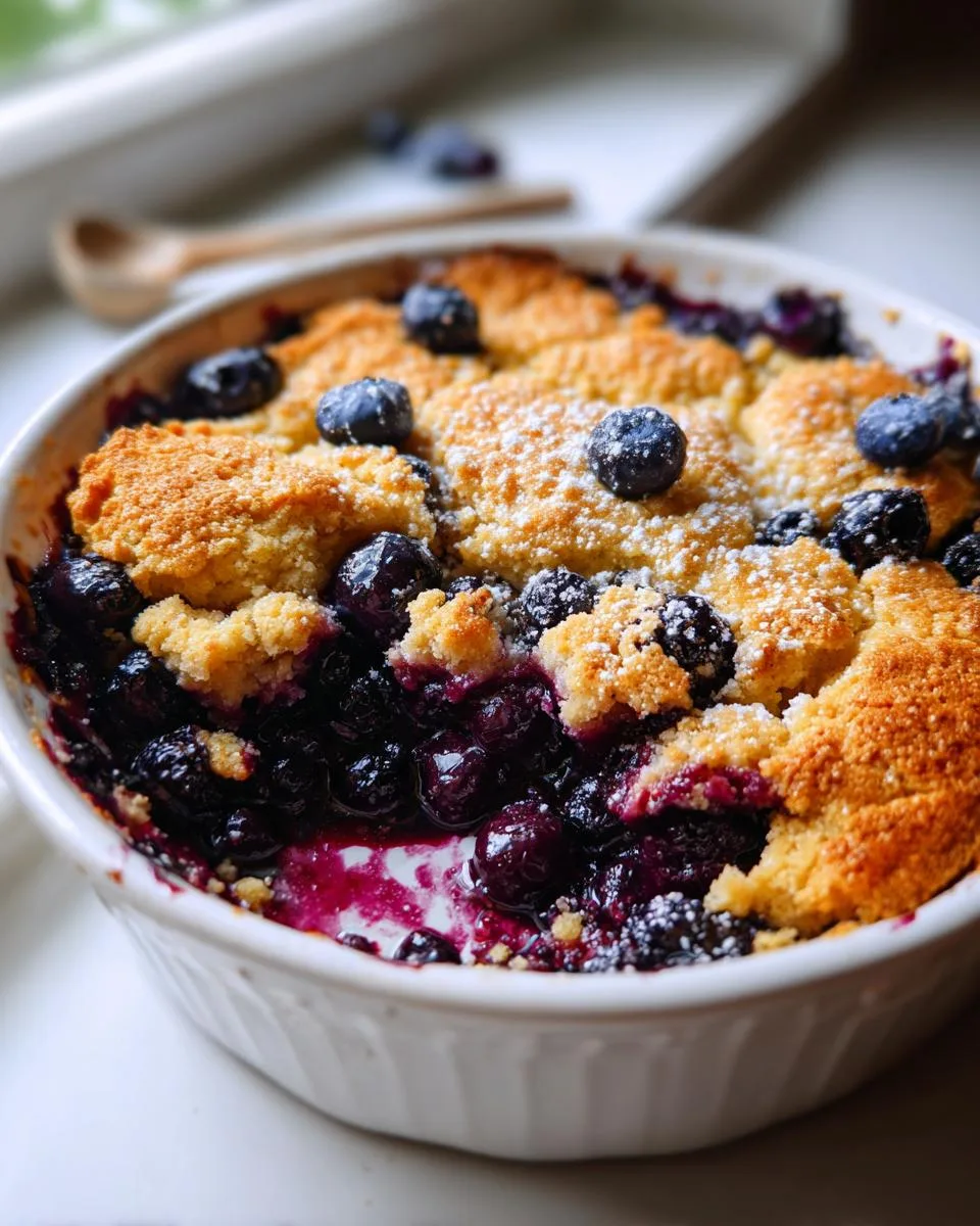 Blueberry Cobbler - detail 1