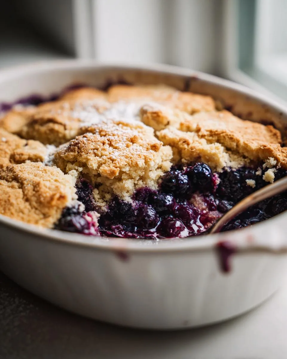 Blueberry Cobbler - detail 2