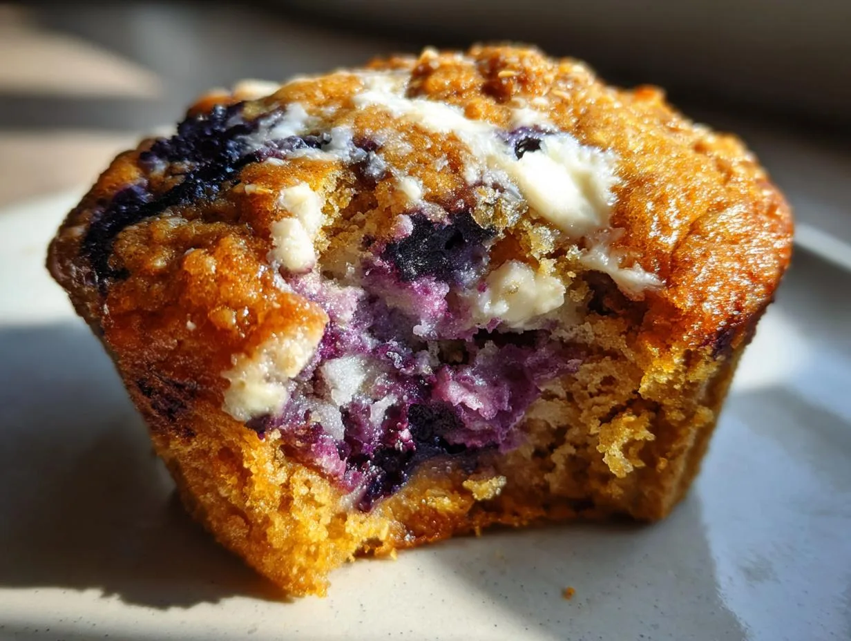 Blueberry Cream Cheese Muffins