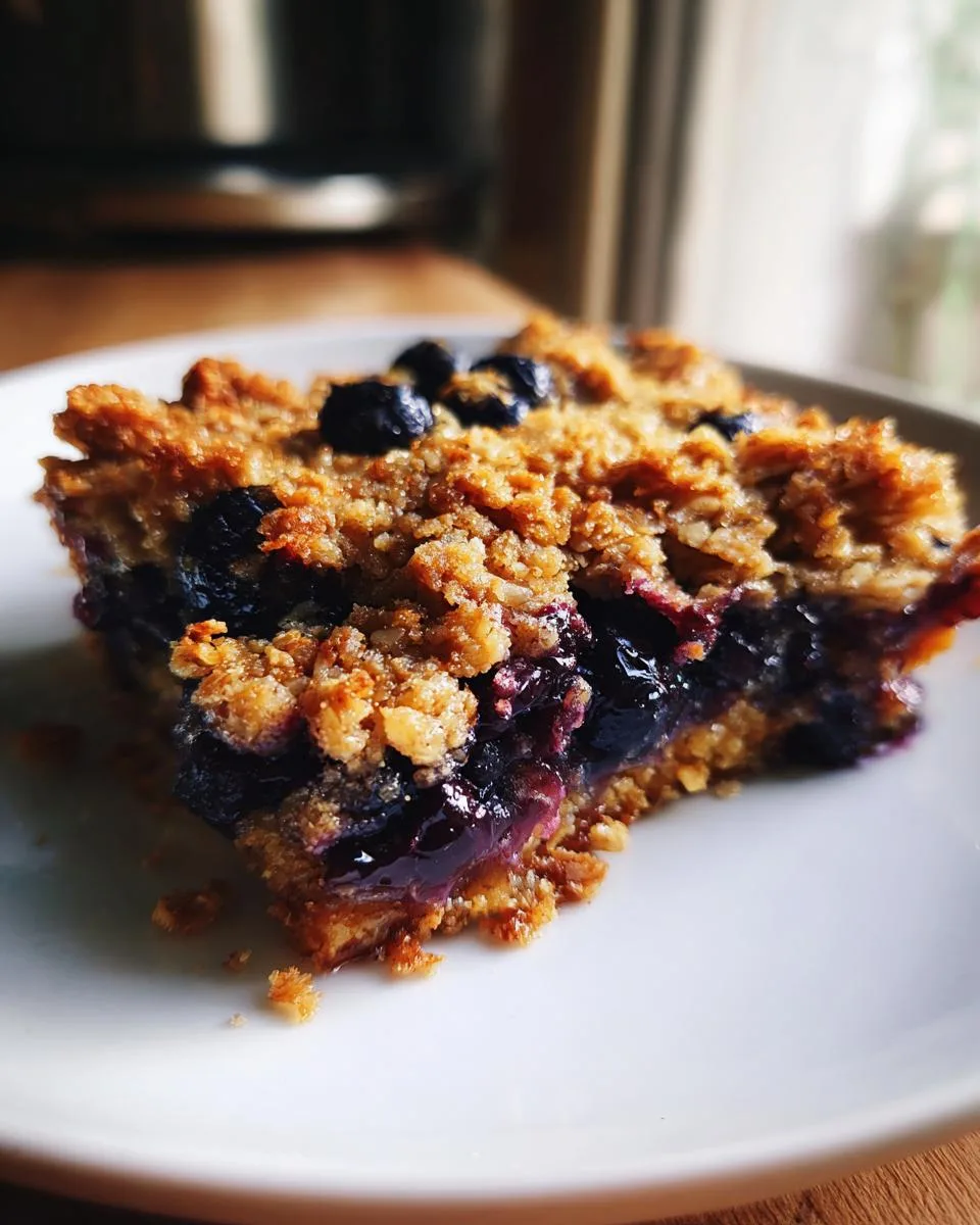 Blueberry Crisp - detail 1