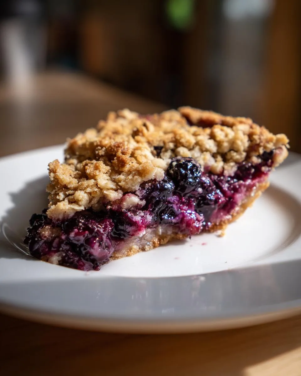 Blueberry Crisp - detail 2