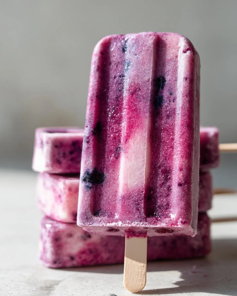 Ultimate Blueberry Yogurt Pops - Just 4 Simple Ingredients 4 Blueberry Yogurt Pops - detail 1