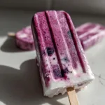 Ultimate Blueberry Yogurt Pops - Just 4 Simple Ingredients 6 Blueberry Yogurt Pops