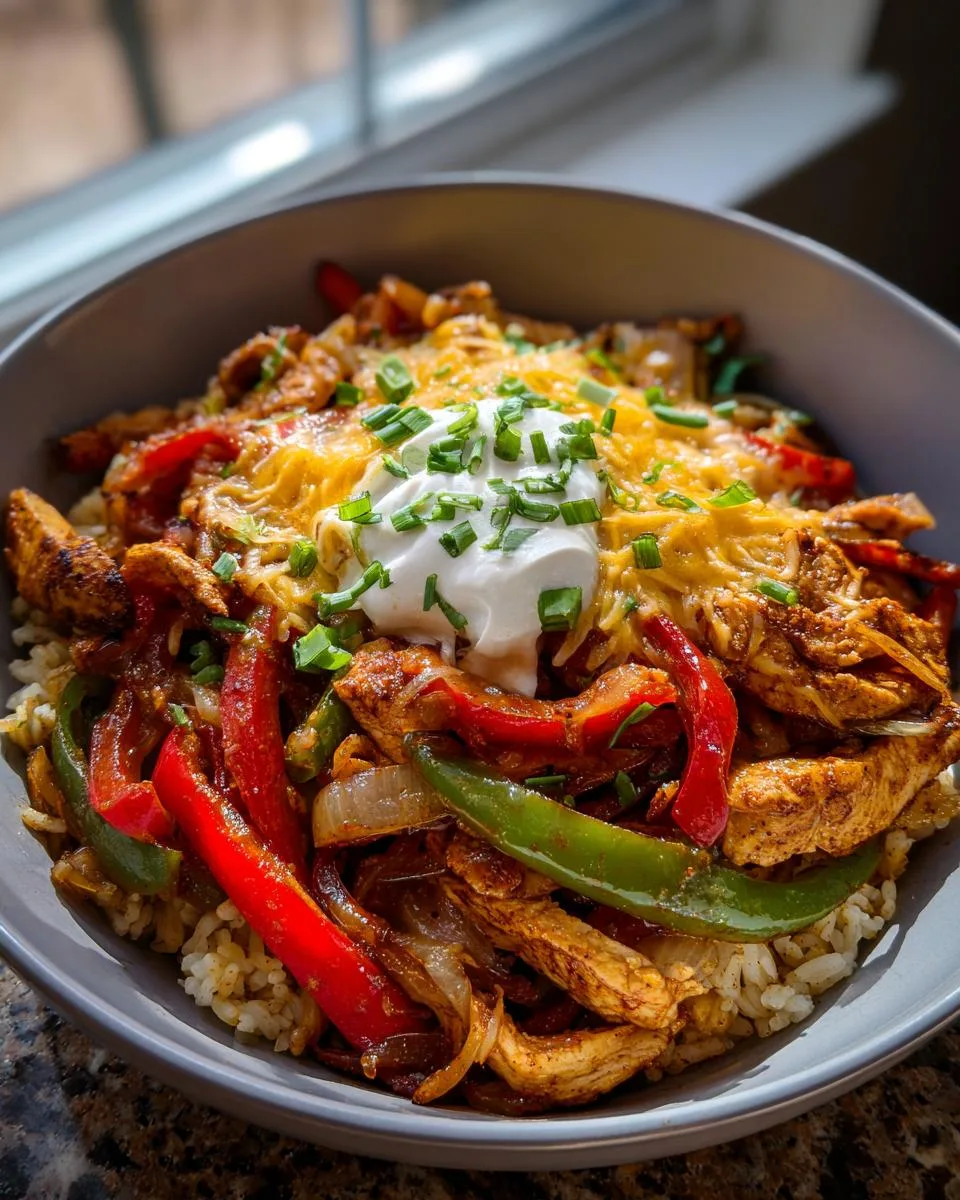 Irresistible Chicken Fajita Bowl Ready in 30 Minutes 5 Chicken Fajita Bowl - detail 2