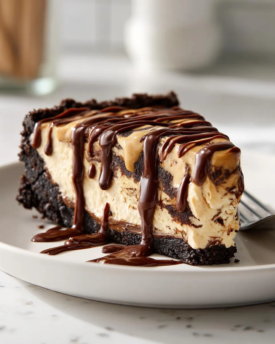 Chocolate Peanut Butter Pie - detail 1