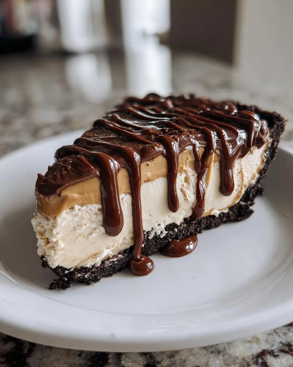 Chocolate Peanut Butter Pie - detail 2