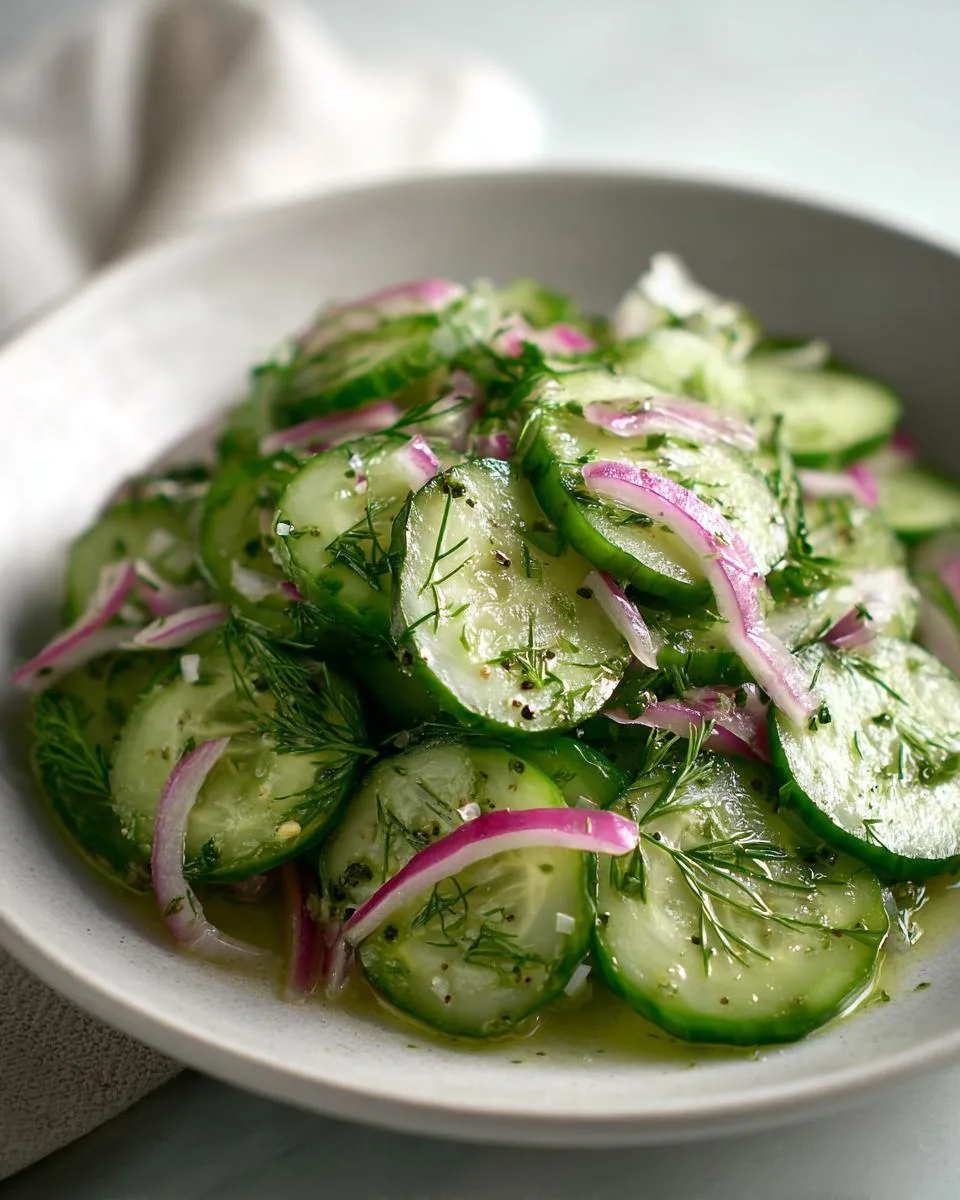 Refreshing Cucumber Dill Salad Recipe in Just 15 Minutes 5 Cucumber Dill Salad - detail 2