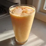 Frozen Peach Bellini Mocktail
