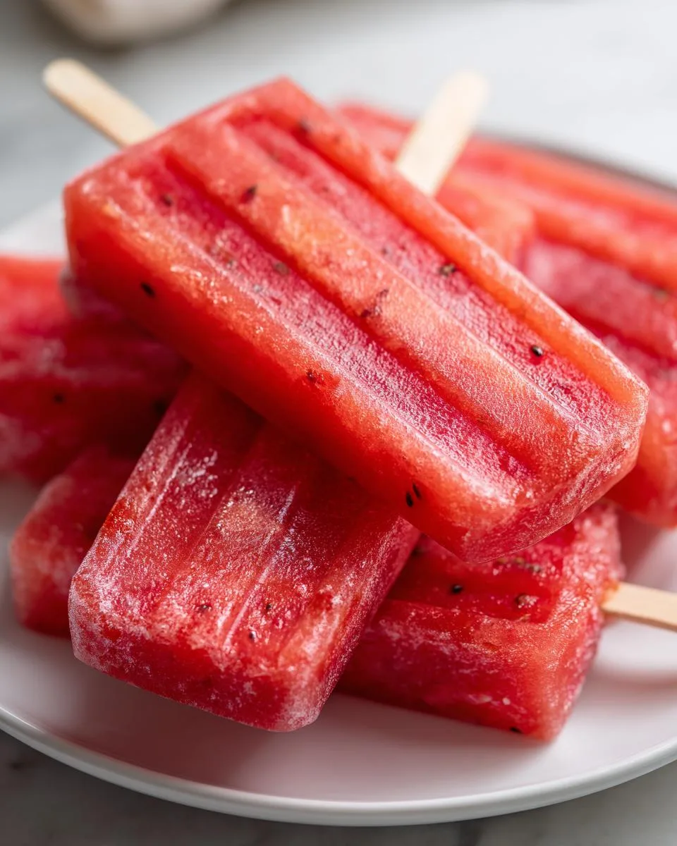 Frozen Watermelon Pops - detail 1