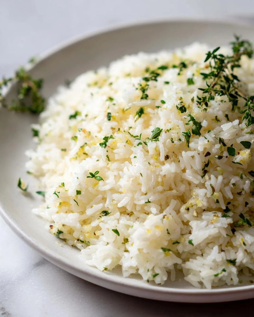 Garlic Herb Rice - detail 1