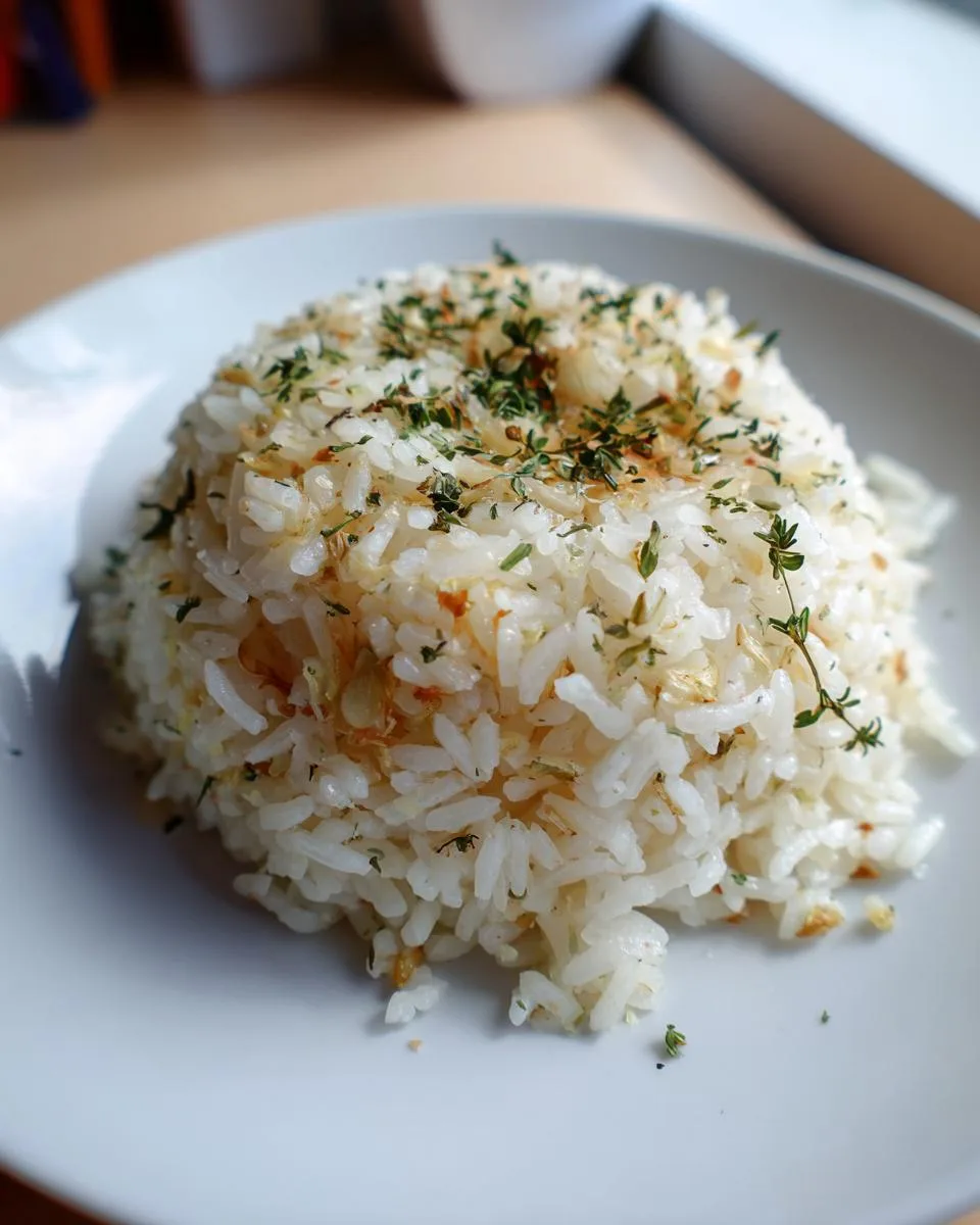 Garlic Herb Rice - detail 2