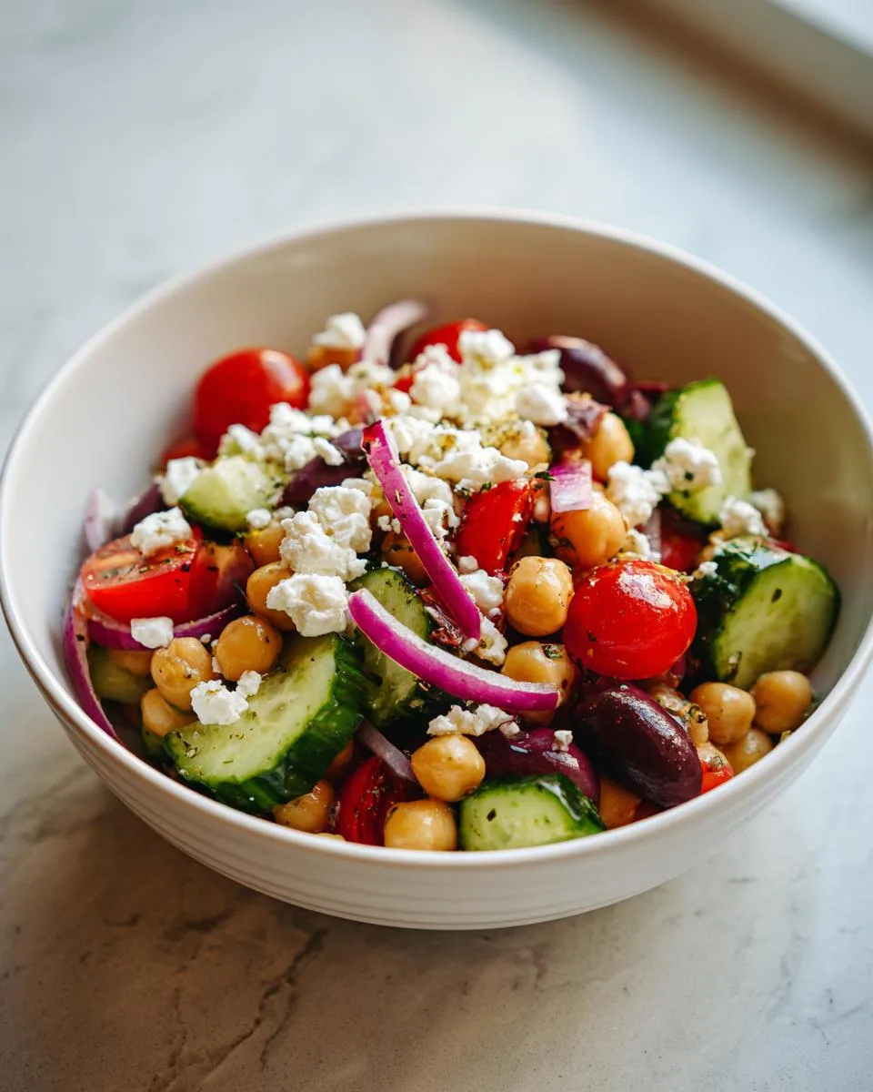 Greek Chickpea Bowl - detail 1