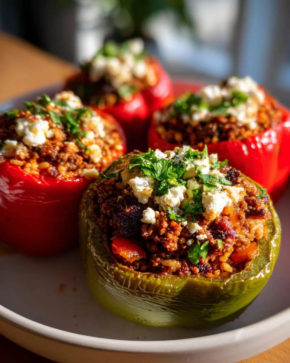 Greek Stuffed Peppers - detail 2