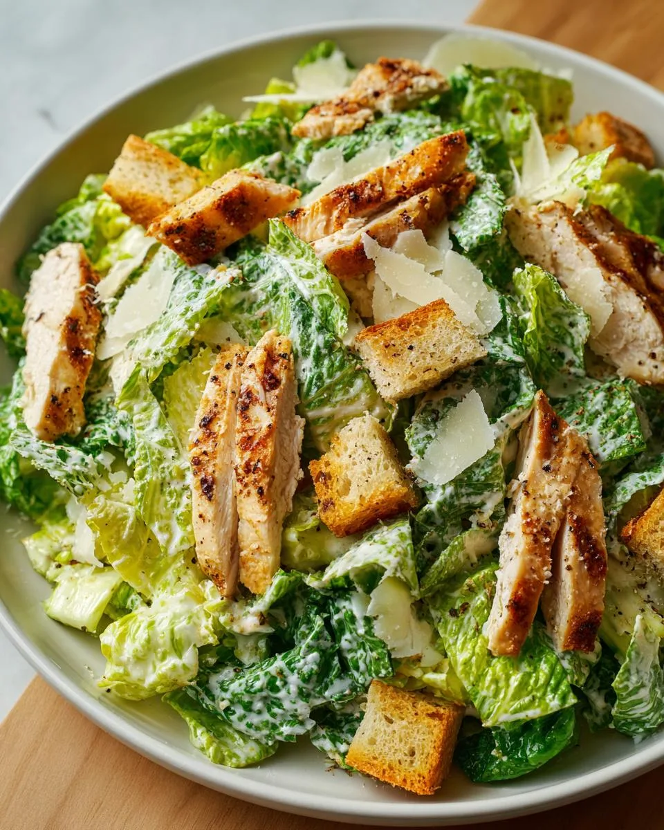 Grilled Chicken Caesar Salad Recipe: 30-Minute Flavor Explosion! 4 Grilled Chicken Caesar Salad - detail 1