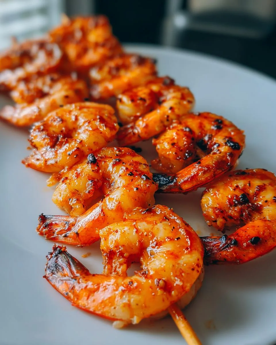 Grilled Shrimp Skewers - detail 1