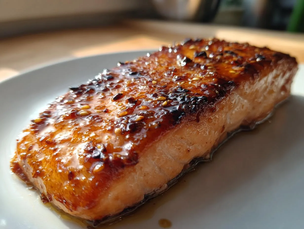 Honey Garlic Glazed Salmon
