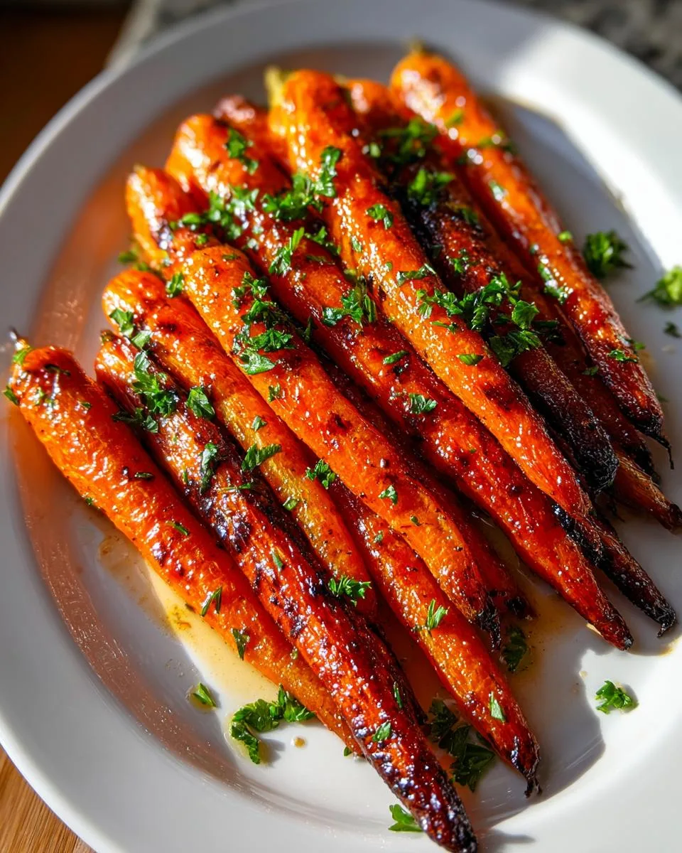 Honey Glazed Grilled Carrots - detail 1