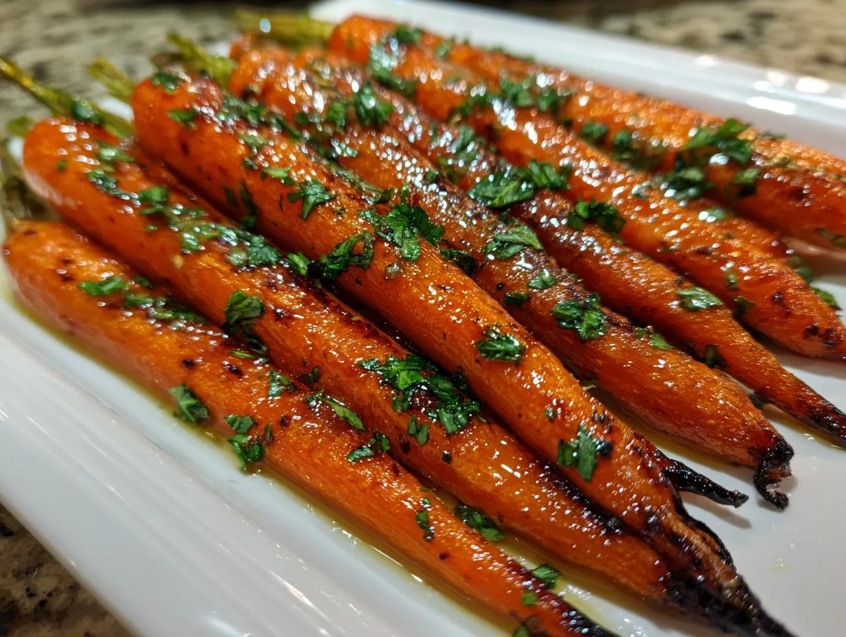 Honey Glazed Grilled Carrots