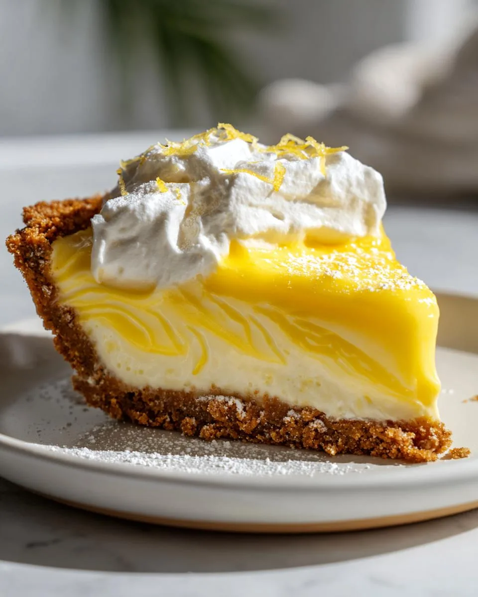 Lemon Icebox Pie - detail 1