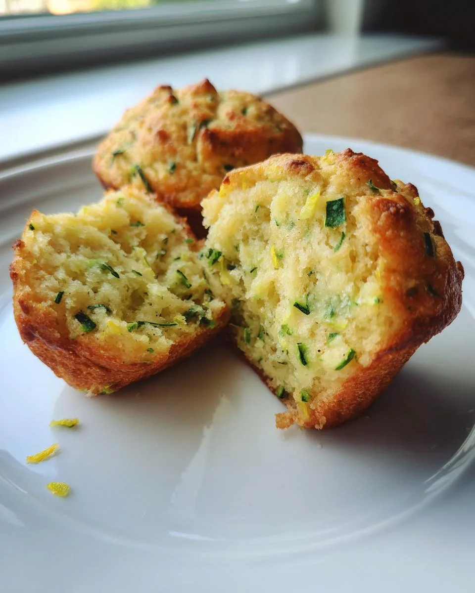 Lemon Zucchini Muffins - detail 1