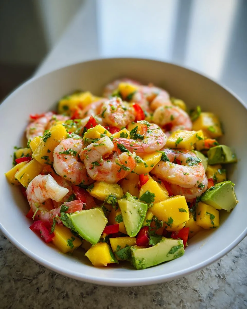 Mango Shrimp Salad - detail 1