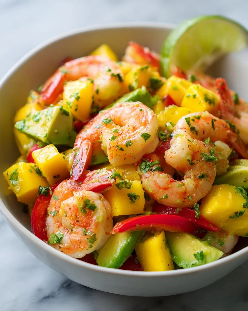 Mango Shrimp Salad - detail 2