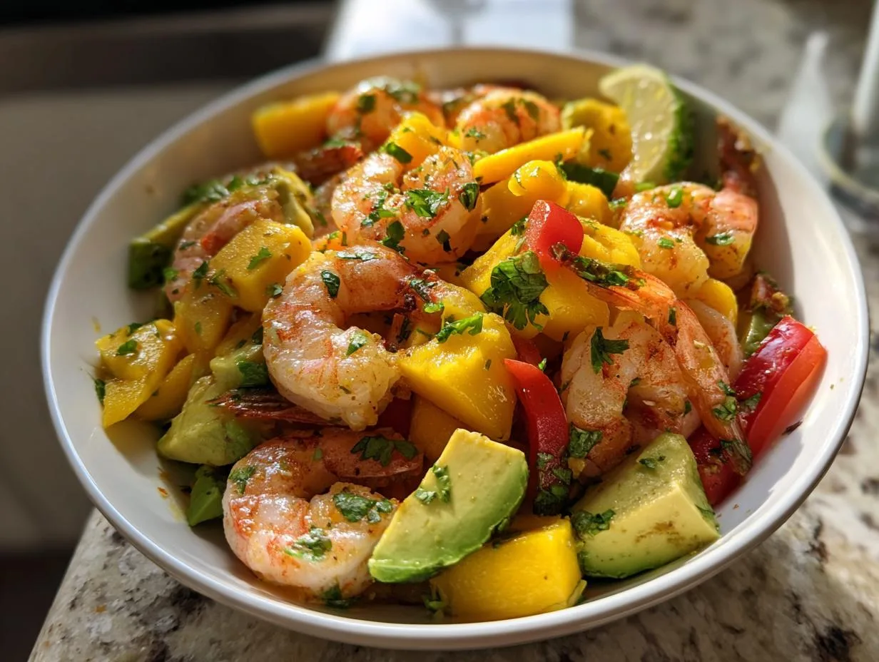 Mango Shrimp Salad